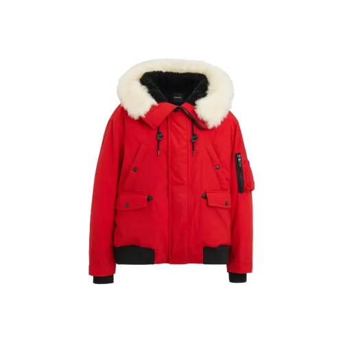 COACH Parka Coats Men Red
