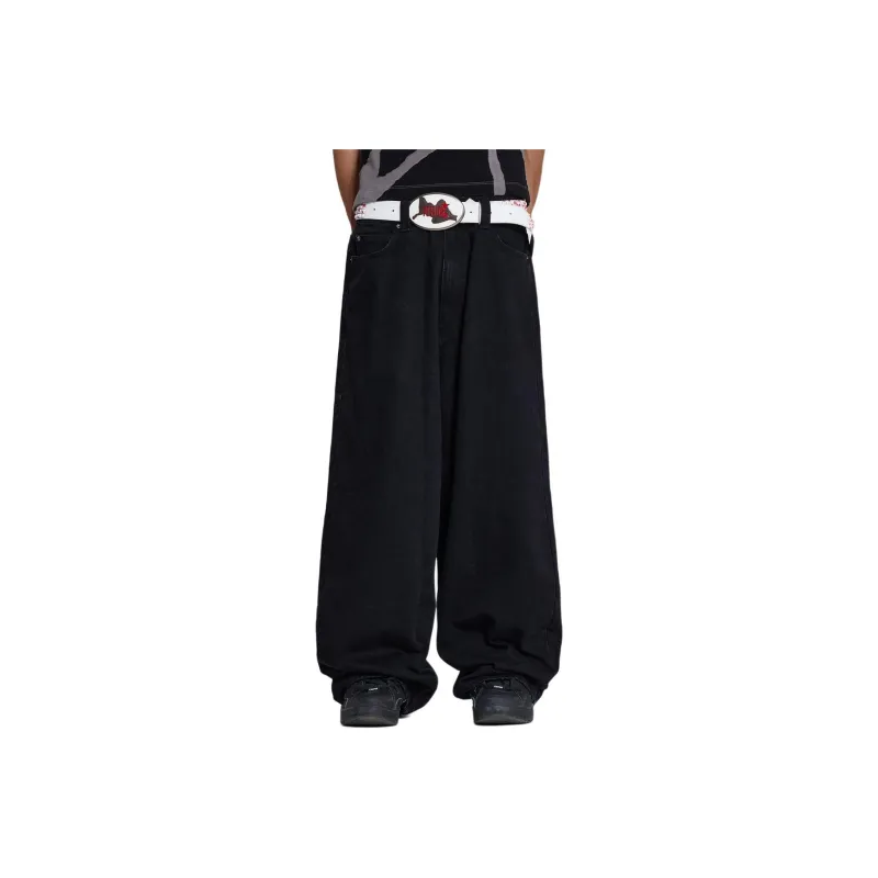 Jaded London Solid Black XL Colossus Jeans Jeans Men's Black-0