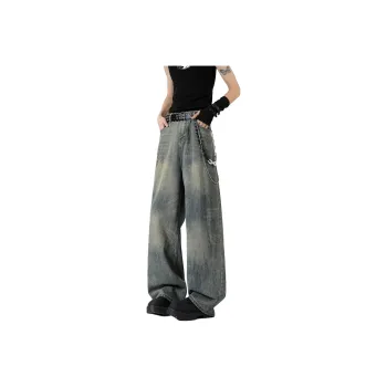YATSI Jeans Unisex Vintage Blue