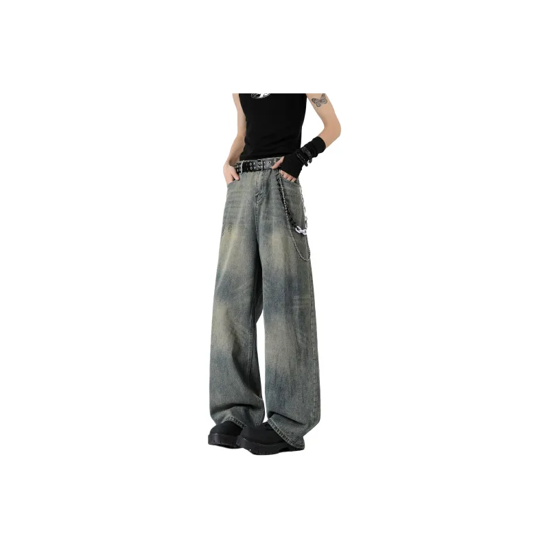 YATSI Jeans Unisex Vintage Blue-0