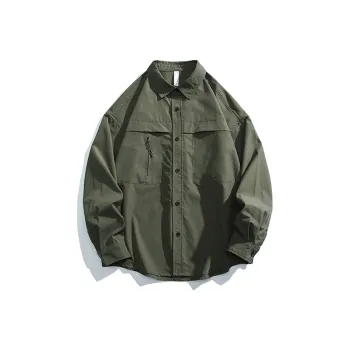 Yalu Jackets Coats Unisex Forest Green