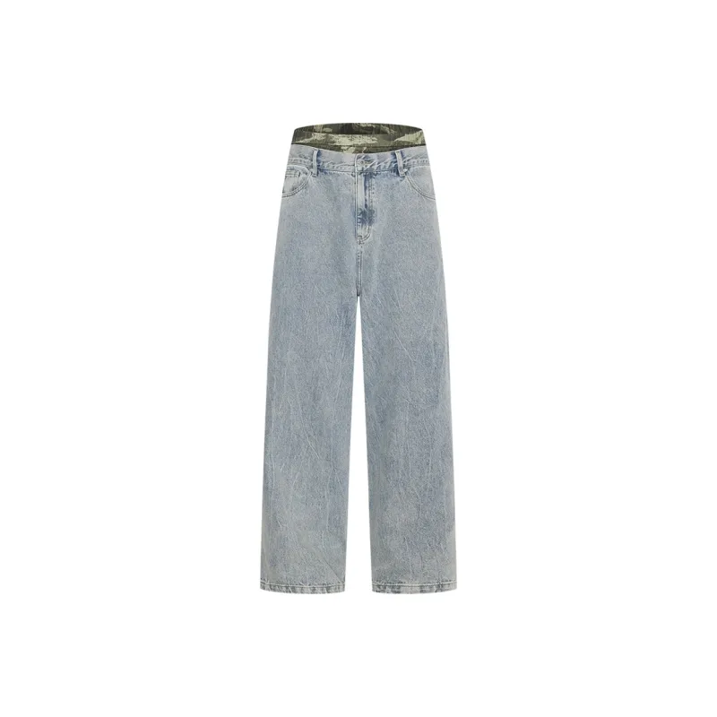 URBAN REVIVO Jeans Men's Light Blue-0
