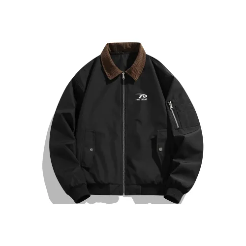 T&D JOJO Jackets Coats Unisex Black