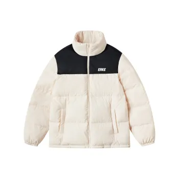 Erke Sports Life Collection Suplight Technology Down Jacket Unisex Bone Worn