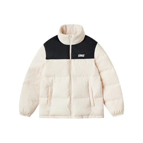 Erke Sports Life Collection Suplight Technology Down Jacket Unisex Bone Worn
