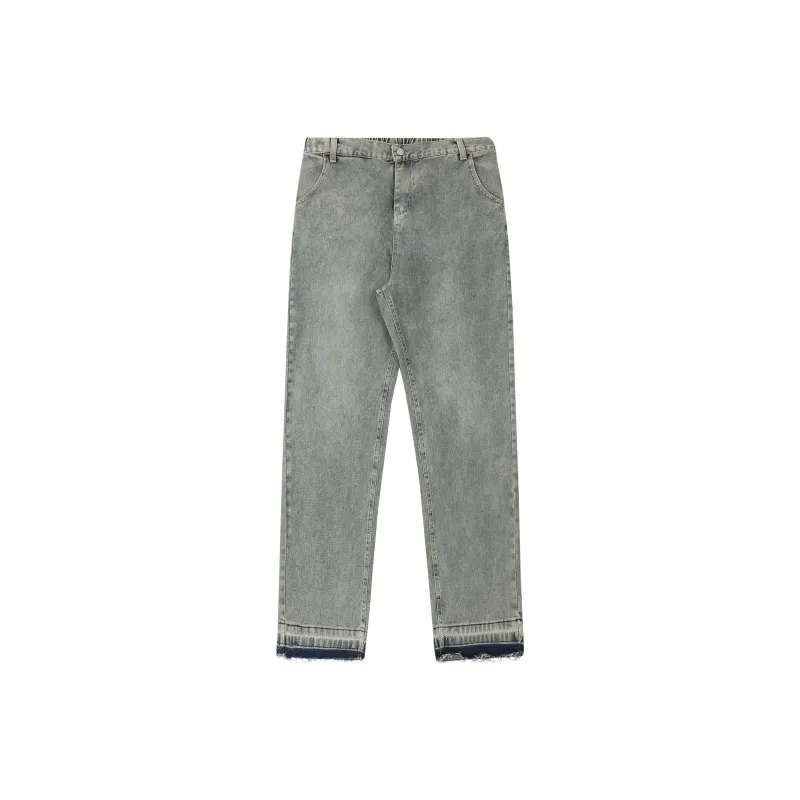 MISTEEZ Straight Jeans Spring Summer Fall And Winter Unisex-14