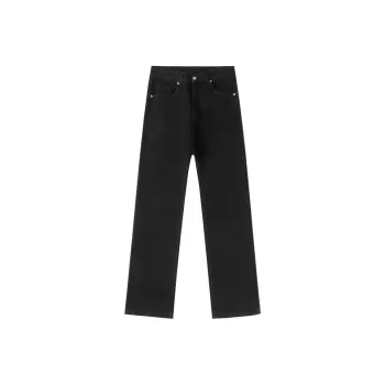PAINT STAIN Jeans Unisex Black