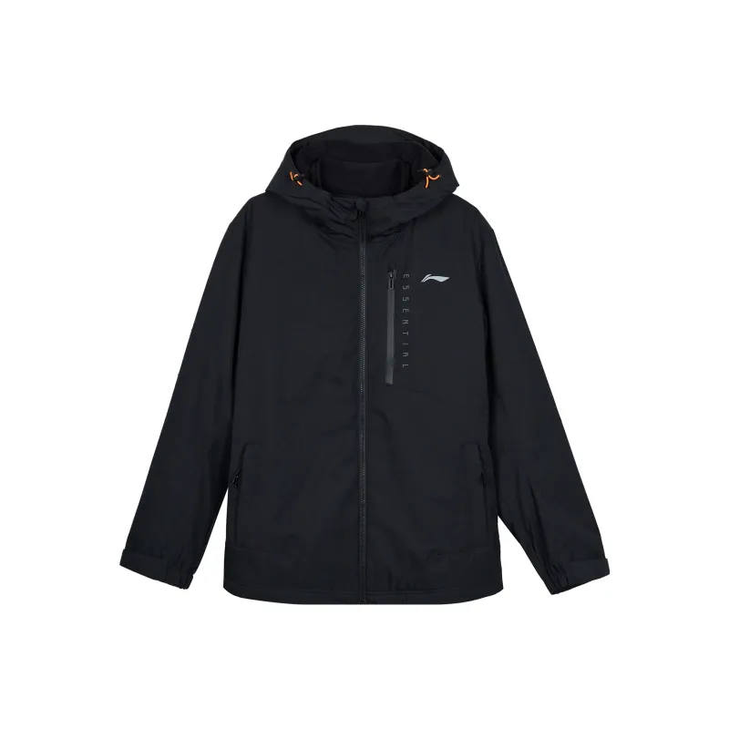 LiNing Sports Fashion Collection Trench Coat Unisex Black-0