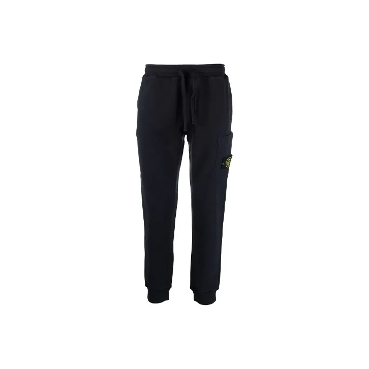 STONE ISLAND FW21 Knitted Sweatpants Men's Dark Blue-0