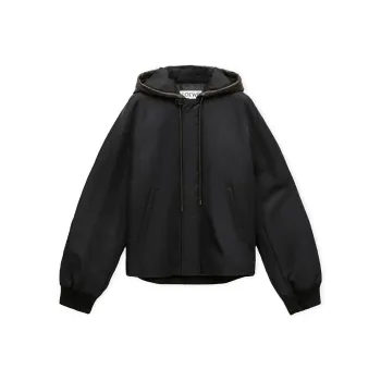 LOEWE Hooded Bomber Jacket