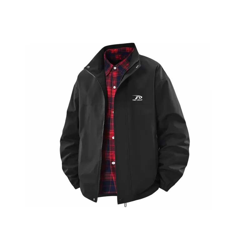 T&D JOJO Jackets Coats Unisex Black-0