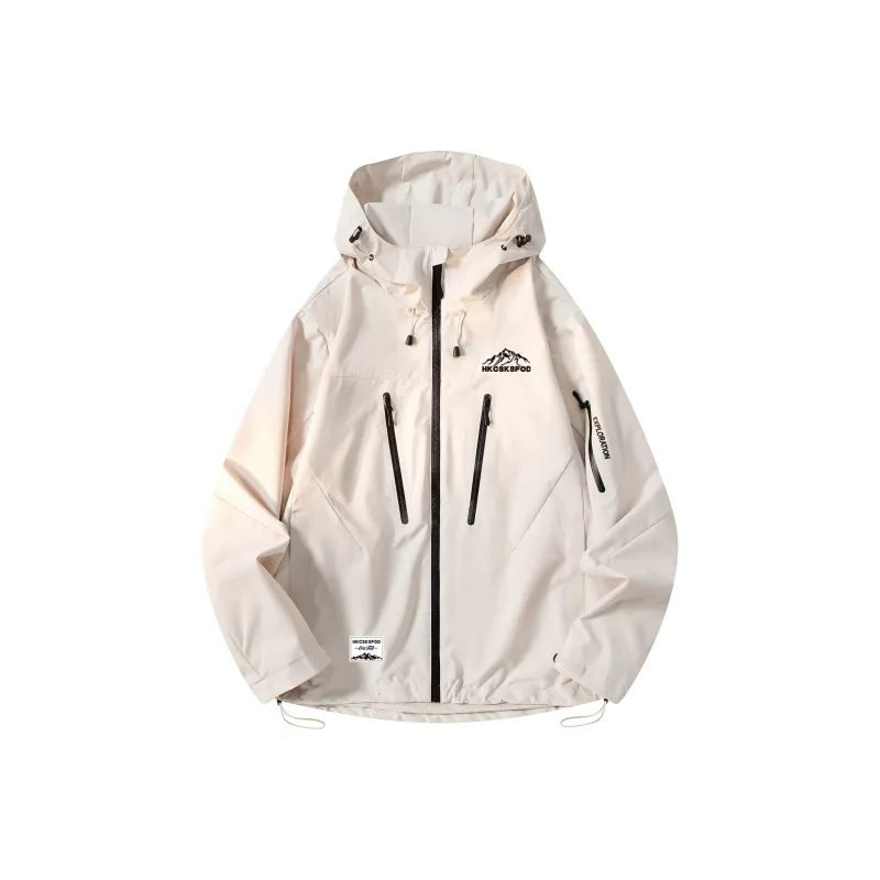 CSKS Jackets Coats Unisex Ivory White-6