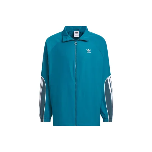 Adidas Originals 3 Stripes Coach Jacket Jackets Coats Men's Natural Duck Green
