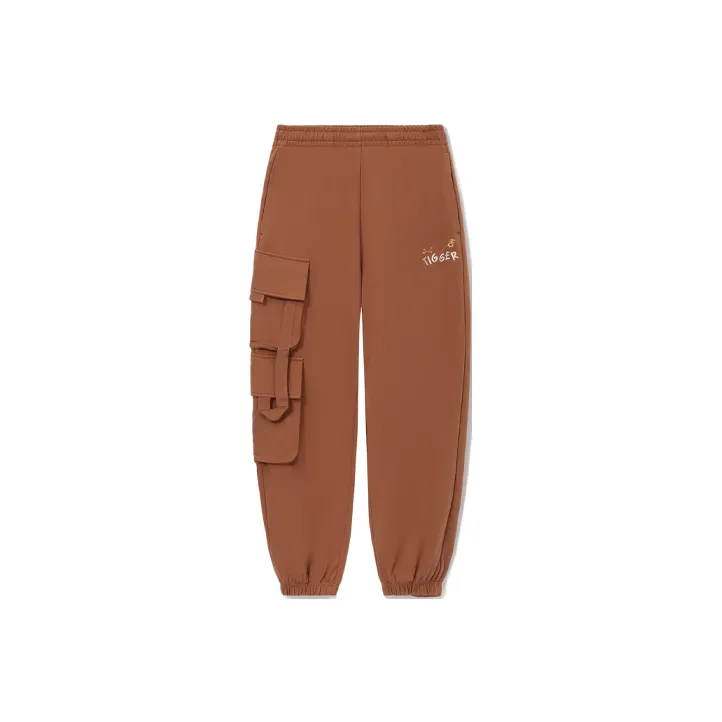 Disney X LINING Knitted Sweatpants Men Mumbai Umber-0