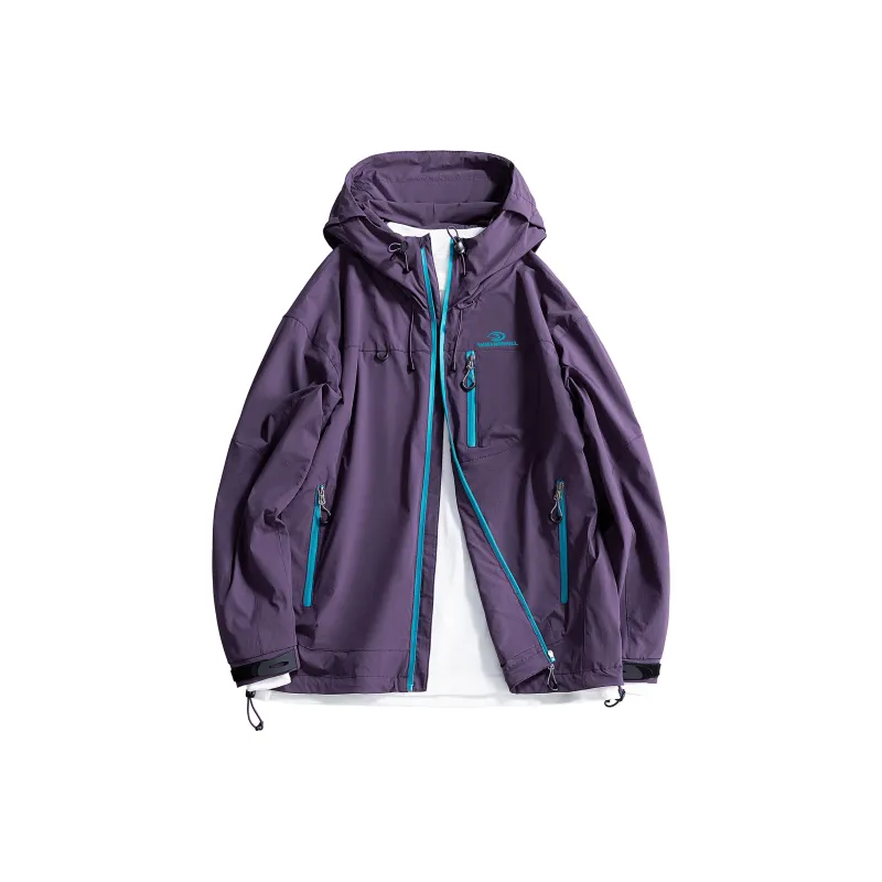 S.k. Manor Hill Jackets Coats Unisex Night Purple-0