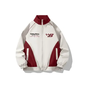 BOBBY ABLEY Jackets Coats Unisex Red Apricot