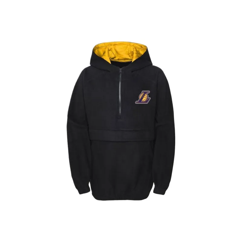 NBA Los Angeles Lakers Paint The Court Quarter Jackets Coats Men's Black-0