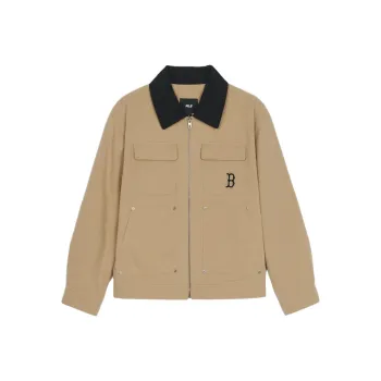 MLB Boston Red Sox Jacket Unisex Beige Yellow
