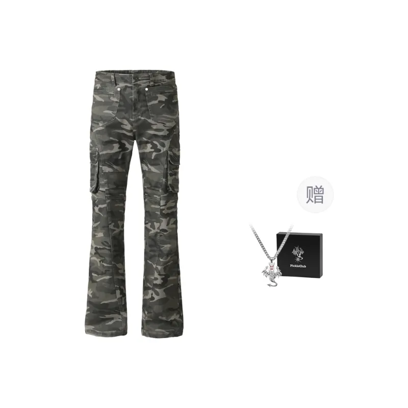 Beam Mix With Kimchi Slim Fit Bootcut Camouflage Jeans Unisex-10