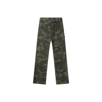 Michael Rock Jeans Unisex Green Camouflage