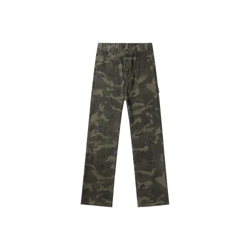 Coach High Top Shoes Green Camouflage