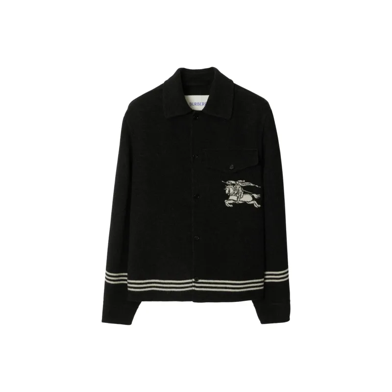 Burberry Ekd Motif Long Sleeved Jacket-0