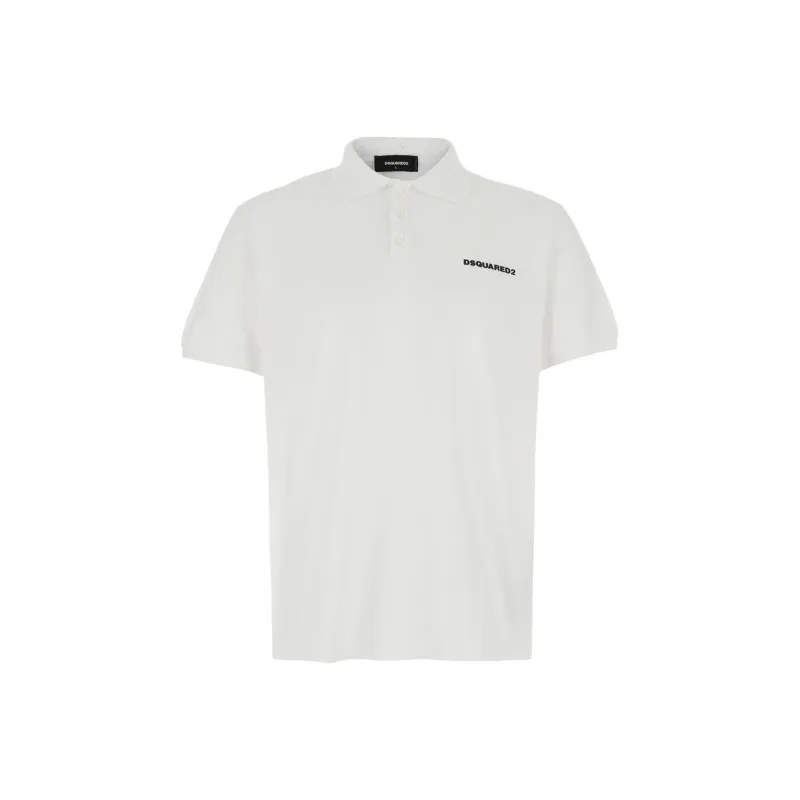 DSQUARED 2 Logo embroidered Polo Shirt-0