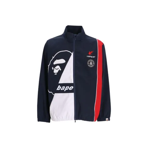 A BATHING APE Jackets Coats Men's Blue
