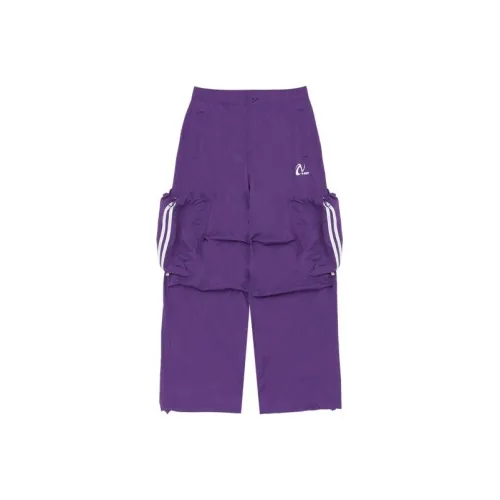 Nerdy Cargo Pants Unisex Purple