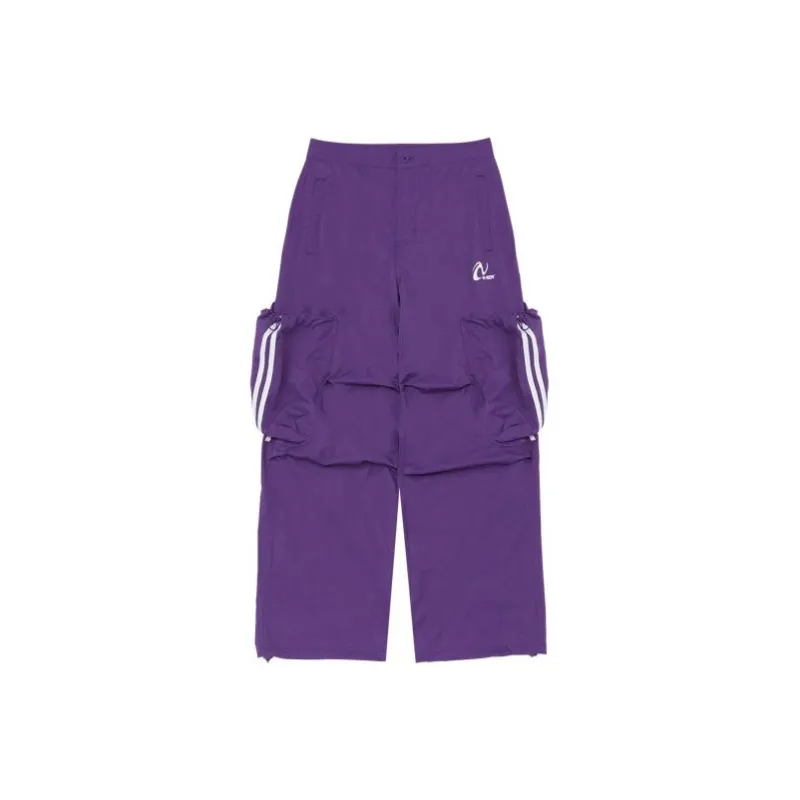 Nerdy Cargo Pants Unisex Purple-0