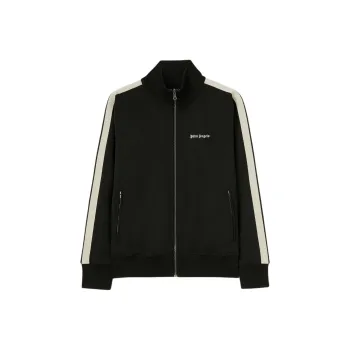 PALM ANGELS Logo Printed Zipped Track Jacket