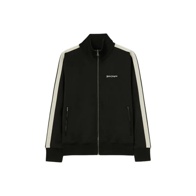 PALM ANGELS Logo Printed Zipped Track Jacket-0