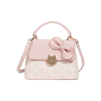 SHORT HAIR GIRL PU Crossbody One Shoulder Handbags Regular Women's Apricot