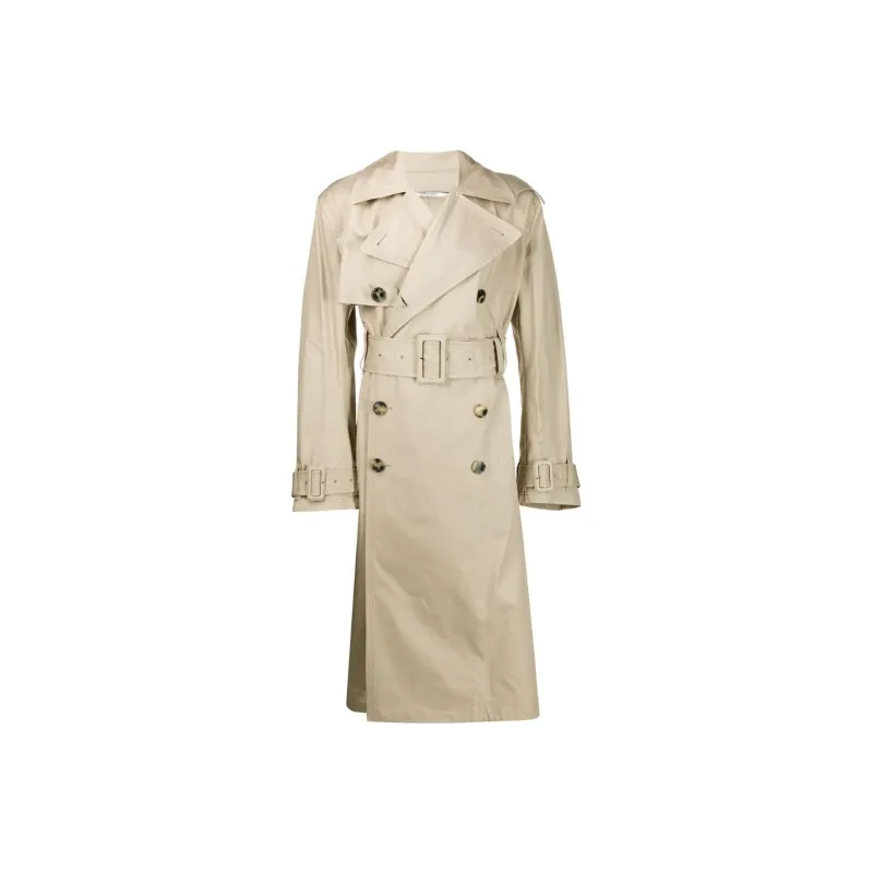 Valentino Trench Coats Men Khaki-0
