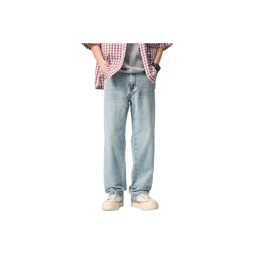 AHAH Winter Jeans Loose Fit Men's