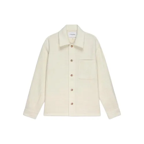 check-print Textured Shirt suede