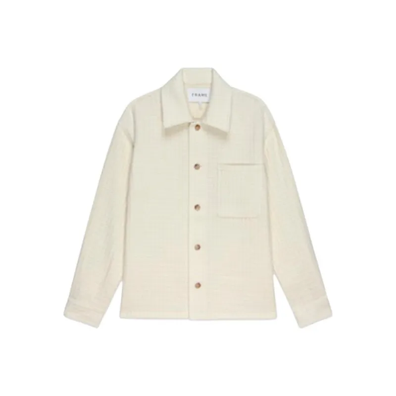 FRAME Textured Shirt Jacket-0