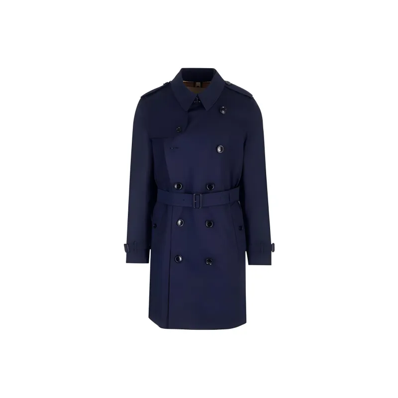 Burberry Kensington Double Breasted Belted Trench Coat-0