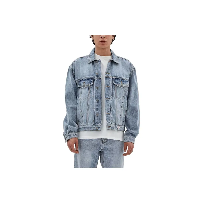 GUESS Originals Denim Kit Jacket Jackets Coats Men's Blue-0