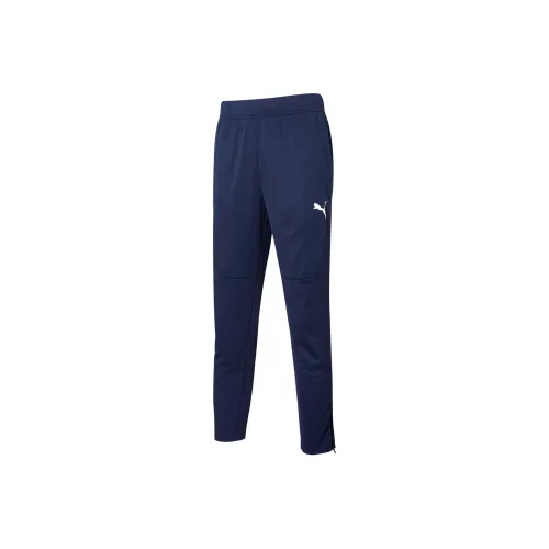 PUMA Knitted Sweatpants Men Tweed Blue