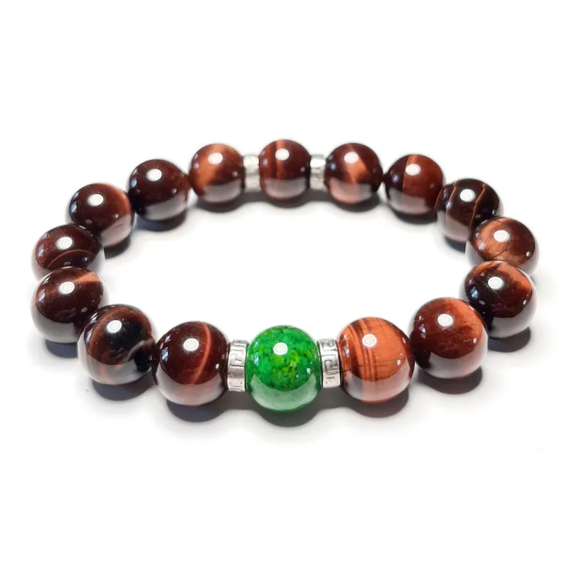CUIJING Natural Tiger's Eye Stone Bracelets Unisex-0