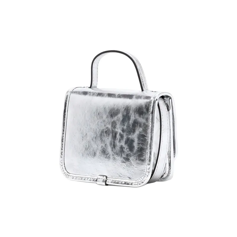 Mulberry Calfskin Wallet Women's Silver-1