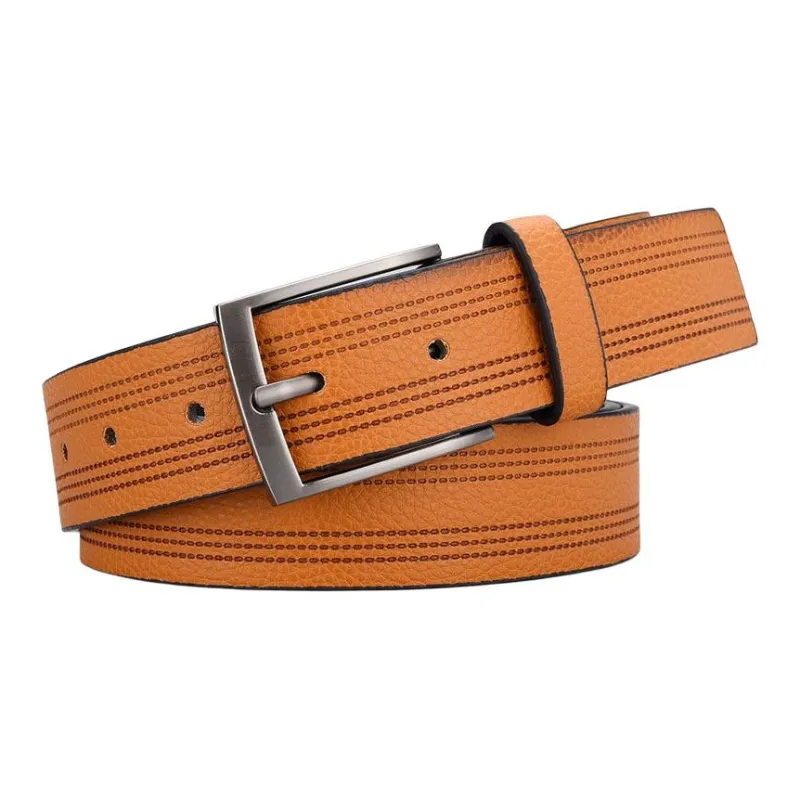 JEANSWEST PU Leather Belts Men's 3.4CM-6