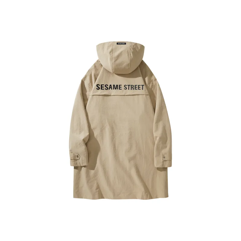 SESAME STREET Trench Coats Unisex-5