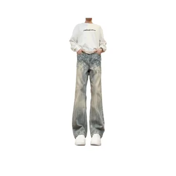 RENBEN Jeans Unisex Vintage Blue