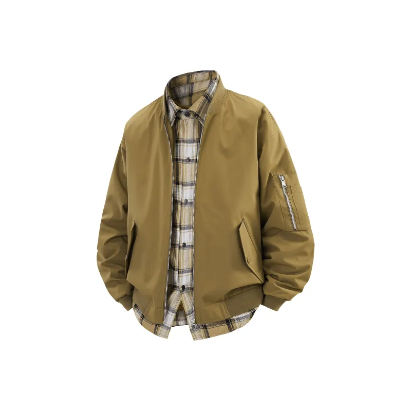 WKOOG Jackets Coats Unisex Brown-20