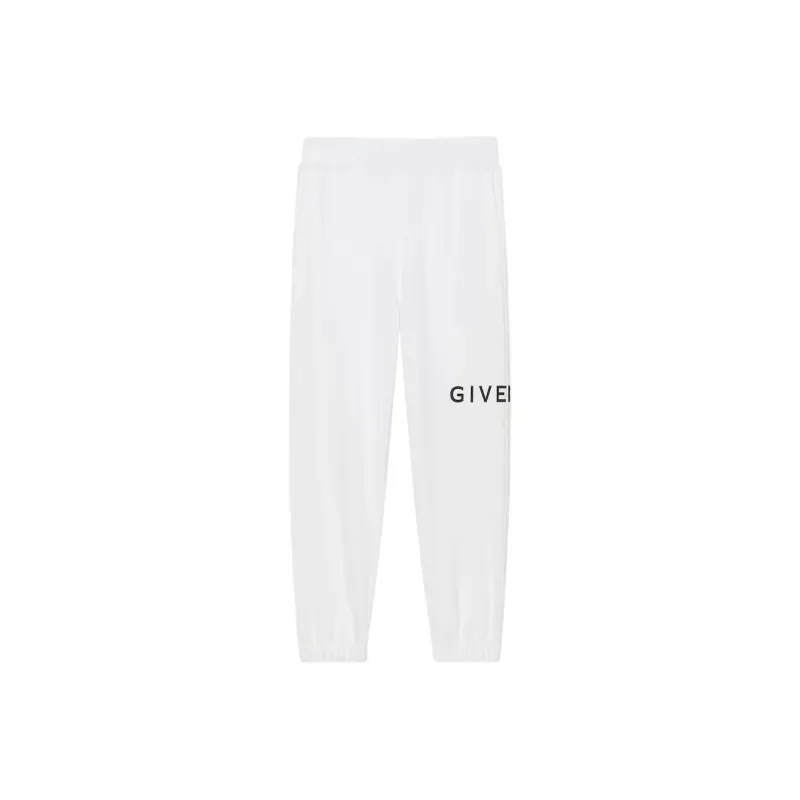 GIVENCHY GIVENCHY Archetype FW22 Knitted Sports Pants Men's White-0