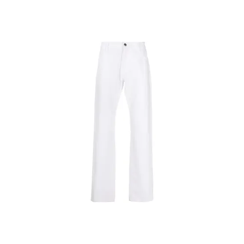 RAF SIMONS Jeans Men White