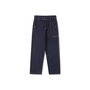 FAIRWHALE Straight Jeans Spring And Summer Men's Dark Blue