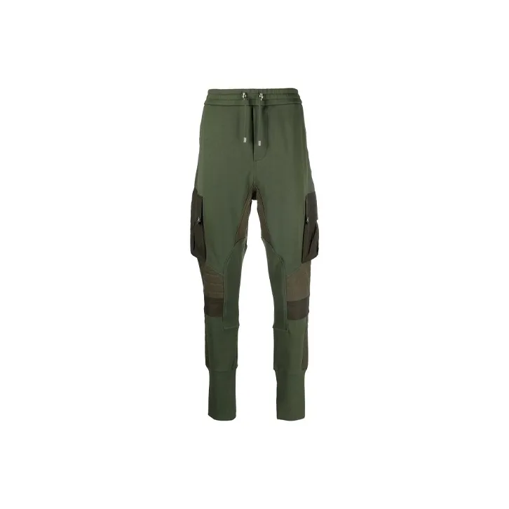 BALMAIN Knitted Sweatpants Men Green-0